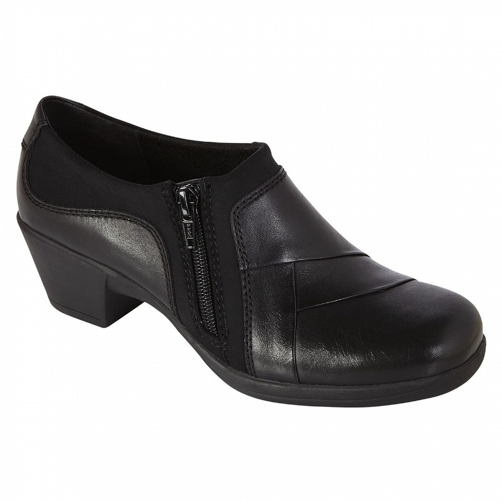 I Love Comfort Marietta Black Leather Casual Shoe
